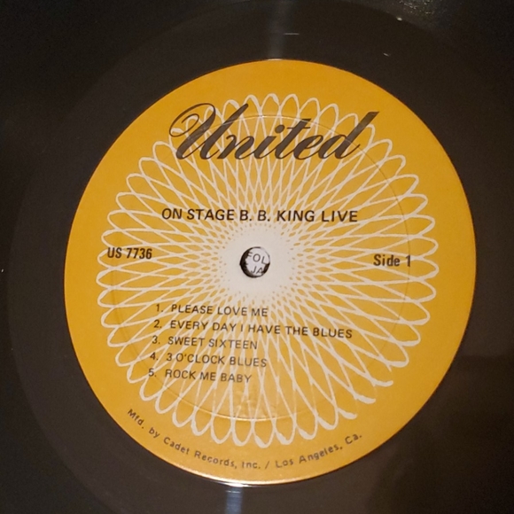 B.B. King Live Album Vinyl - Picture 3 of 4